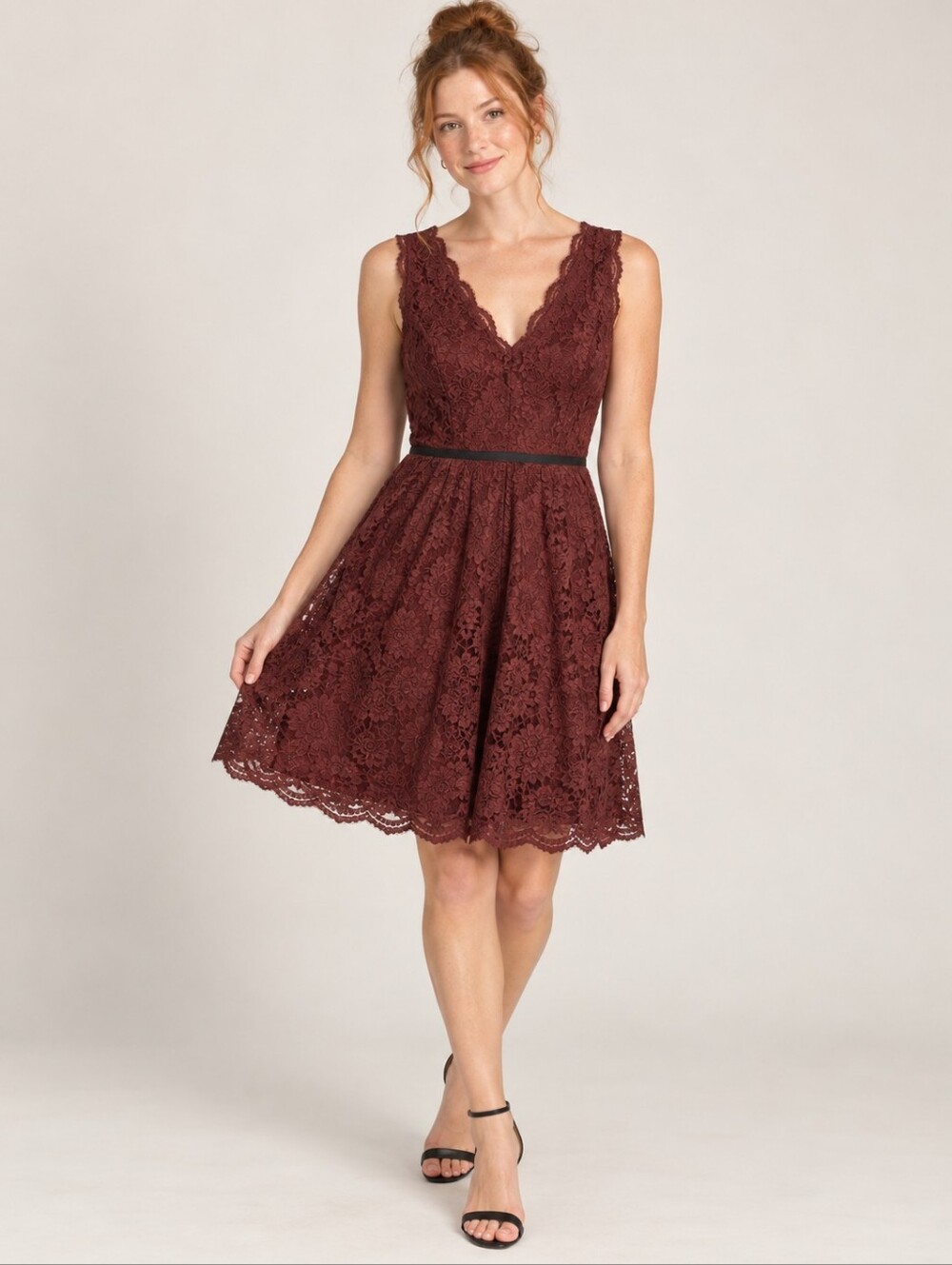 ❤️ NWT! ANN TAYLOR LOFT SLEEVELESS LACE DRESS, 8